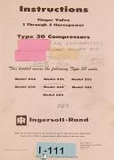 Ingersoll-Ingersoll Rand-Ingersoll Rand Type 30, 23A 235 234 242 244 253 255, Compressor, Instruct Manual-234-235-23A-242-253-255-Type 30-01